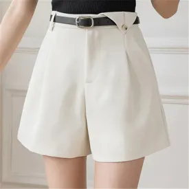 A-Line Women's Shorts 2024 New Summer Suit Pants High Waist Straight Loose Shorts