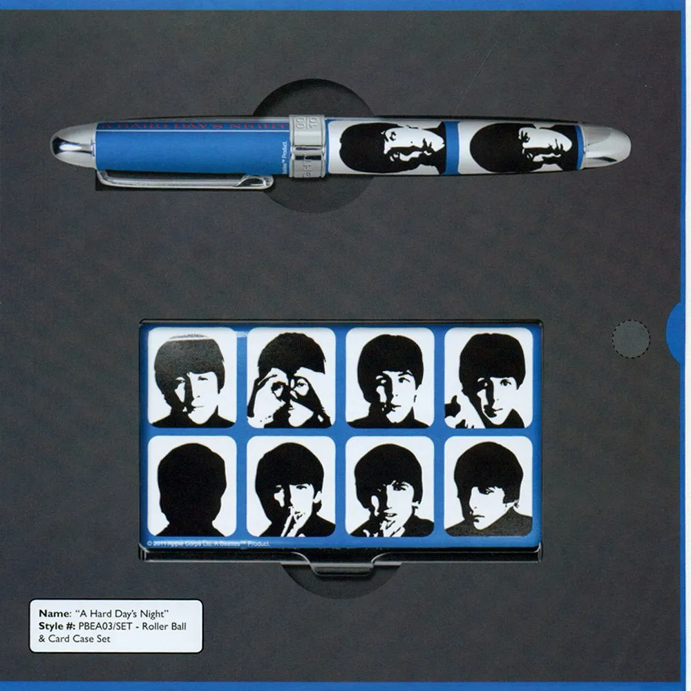 ACME Beatles A Hard Day's Night Pen and Card Case Limited Edition Set