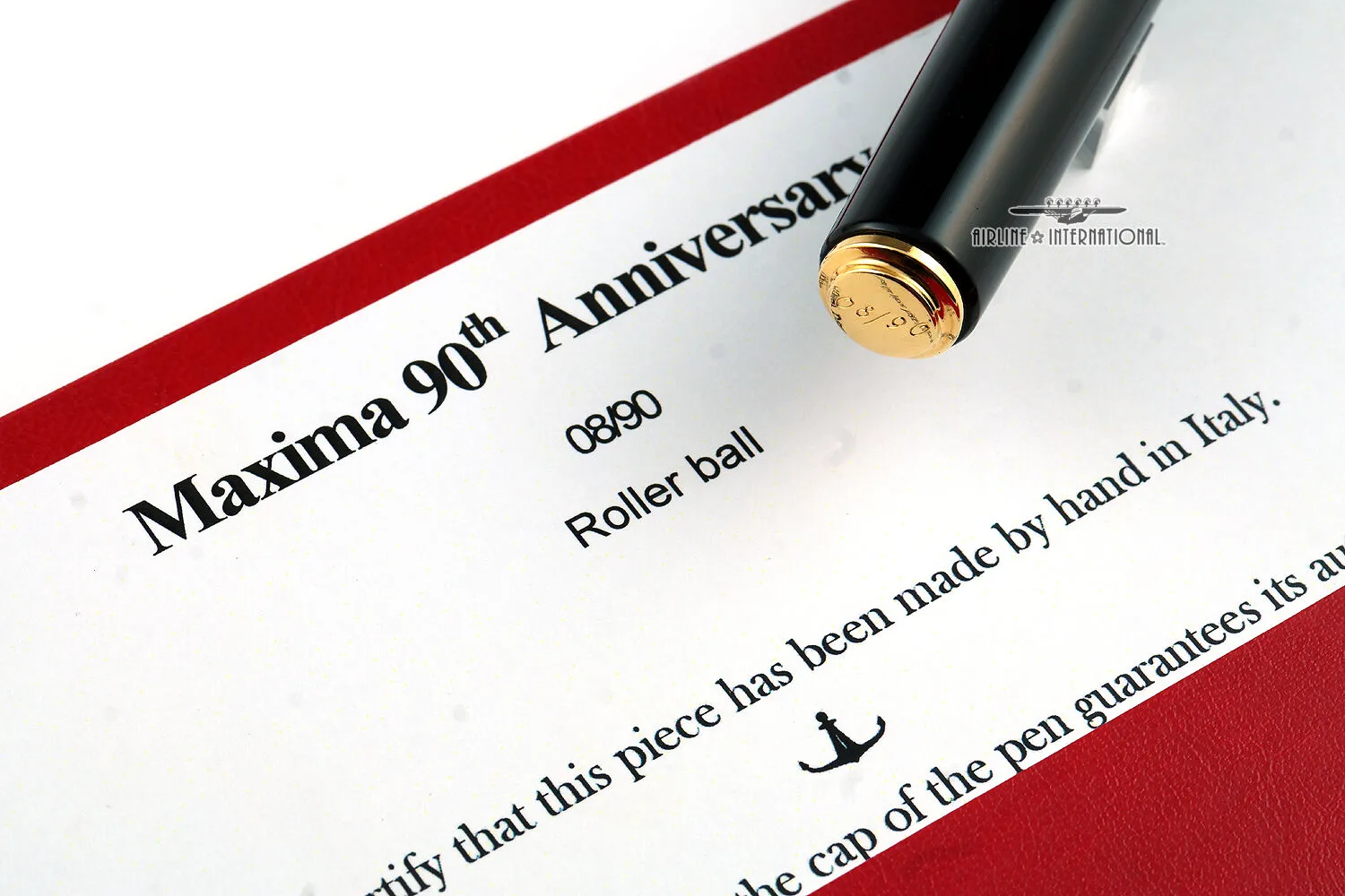 Ancora Maxima 90th Anniversary Limited Edition Rollerball Pen - #08/90