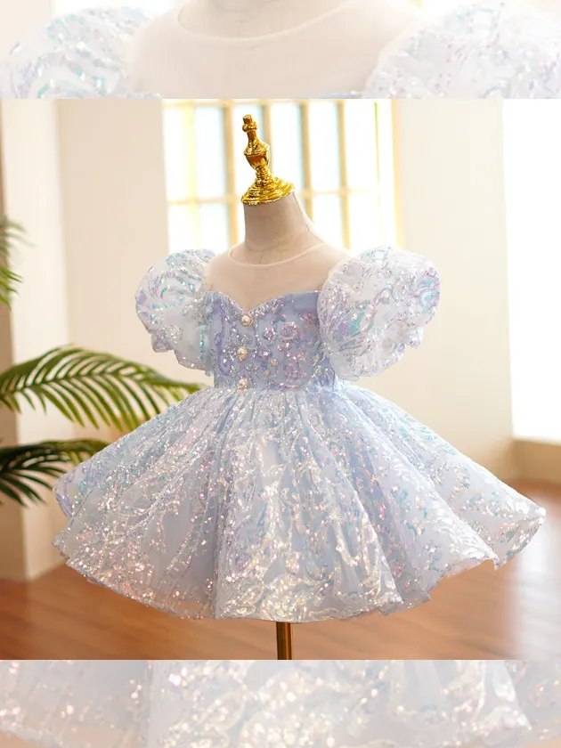 Angelic Sparkle Cupcake Special Occasion Dress