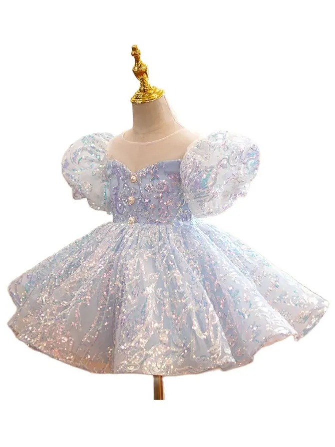 Angelic Sparkle Cupcake Special Occasion Dress