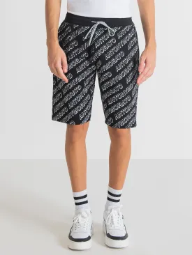 Antony Morato Men Typography Printed Cotton Shorts