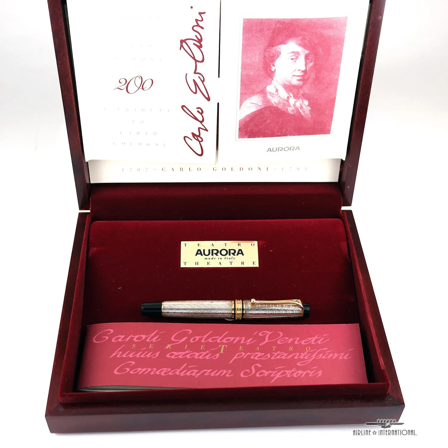 Aurora Carlo Goldoni Limited Edition Fountain Pen