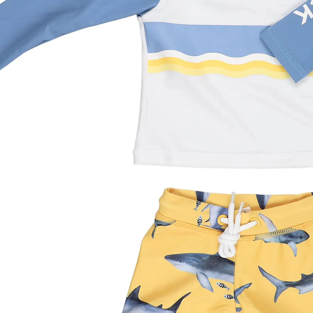 Baby Long Sleeve Set Sunrise Shark