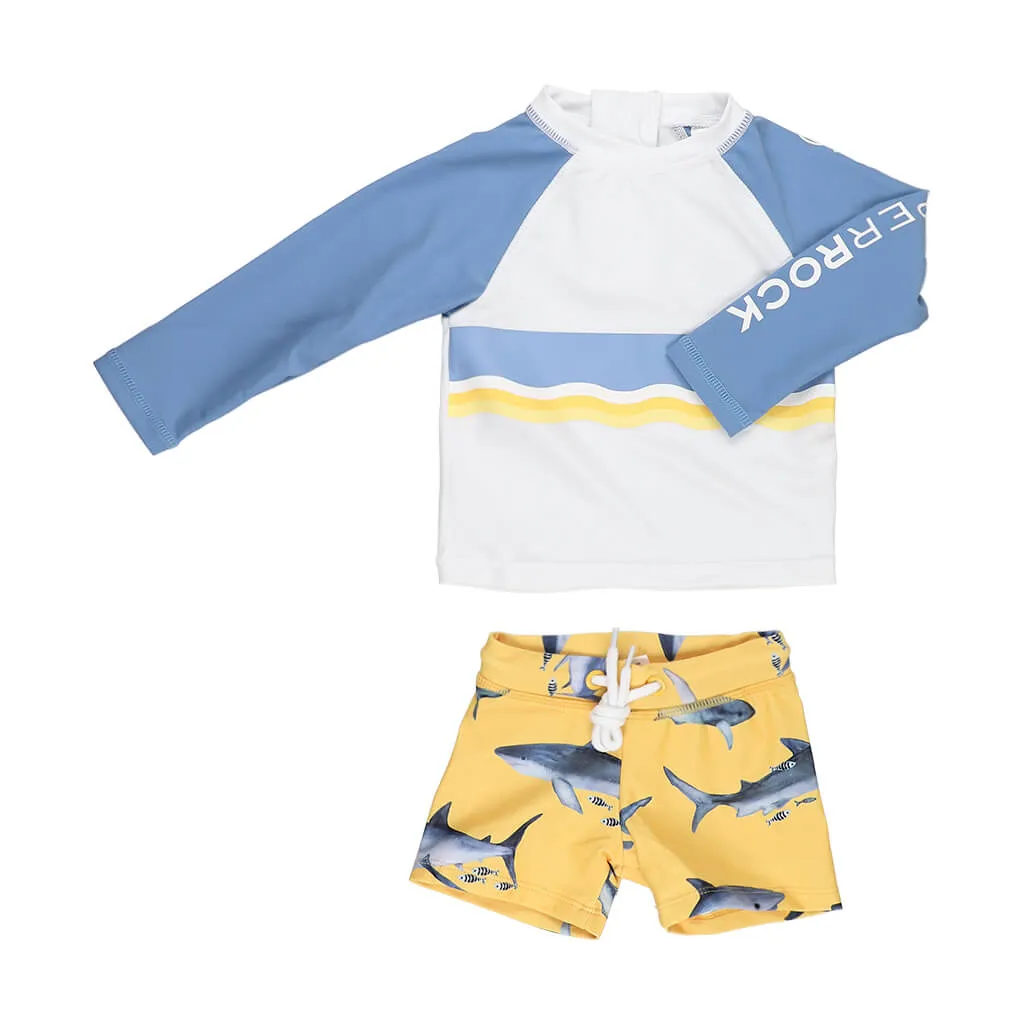 Baby Long Sleeve Set Sunrise Shark