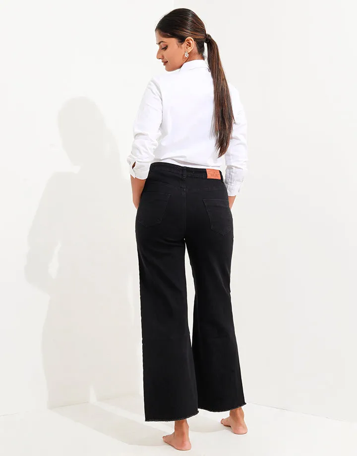 Baggy Wide Leg Jeans with Deep Pockets