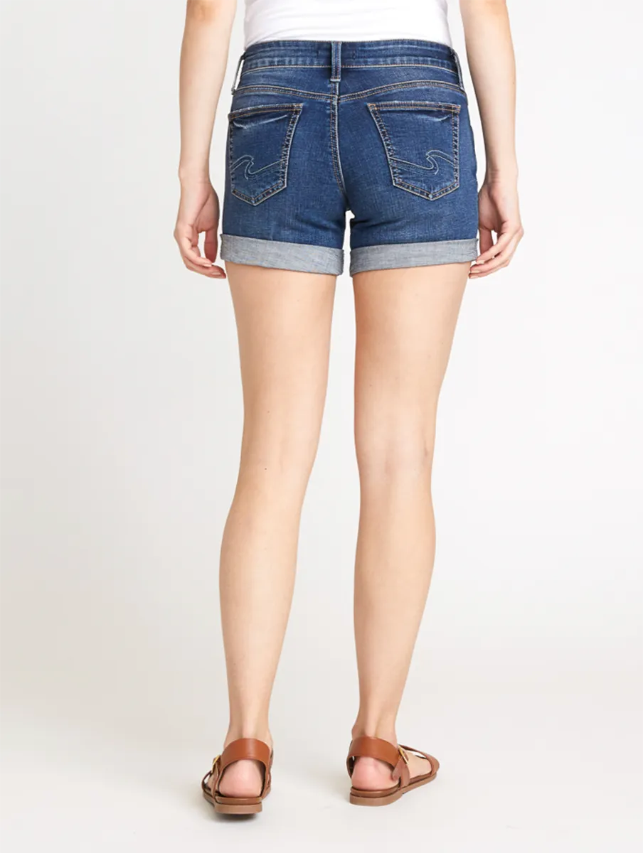 Belle Mid-Rise Boyfriend Short by Silver Jeans