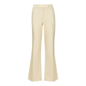 Bianca Stretch Wide Leg Pant - Cream