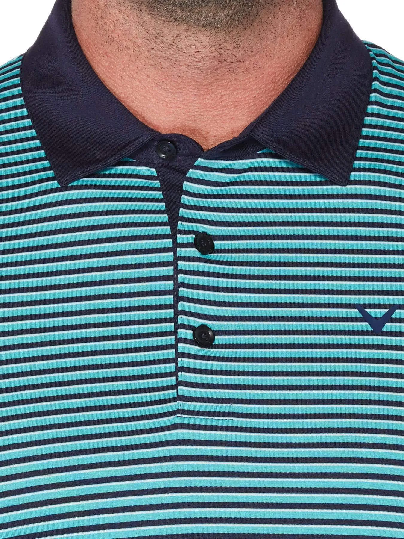 Big & Tall Refined 3-Color Stripe Polo