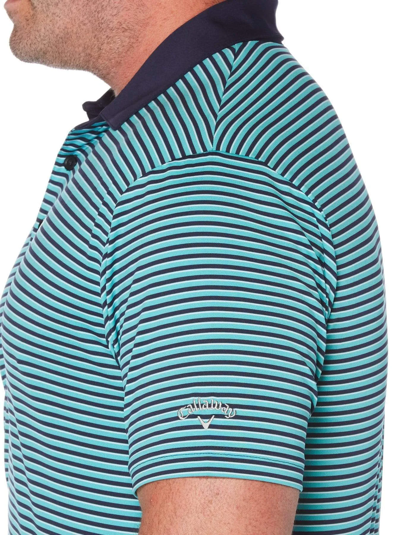 Big & Tall Refined 3-Color Stripe Polo