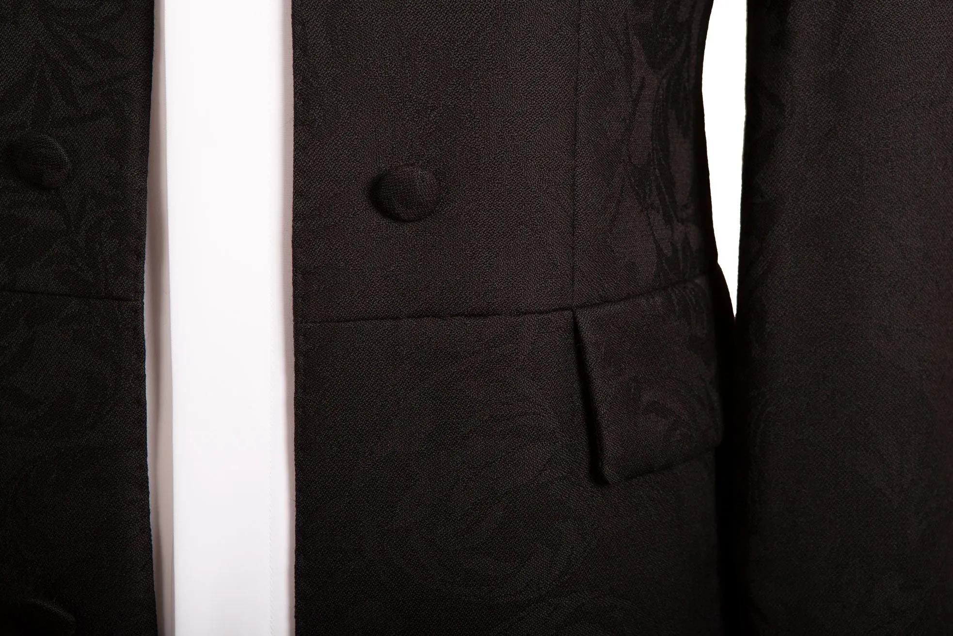 Black Nehru Collar Jacket - Ex Hire