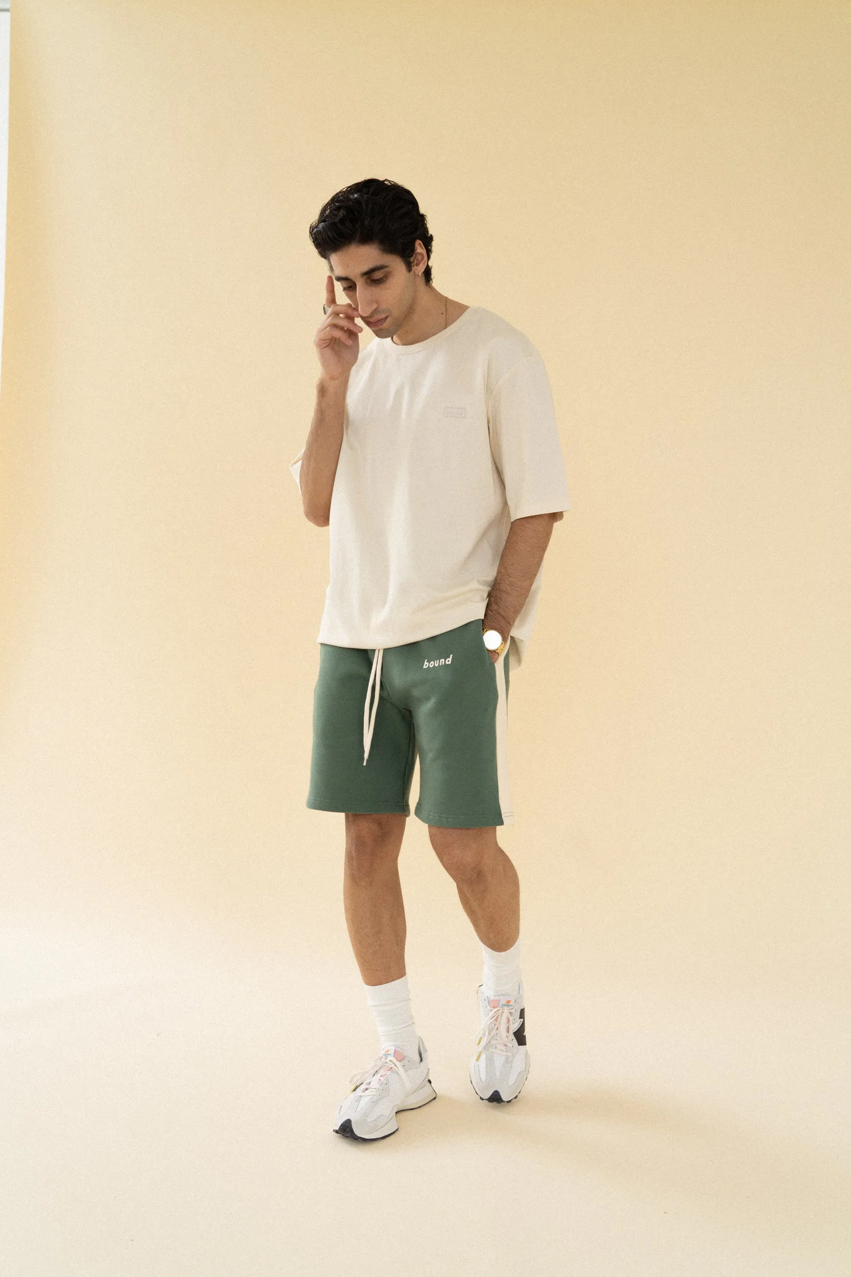 bound 'Moss Stripe' Jogger Short