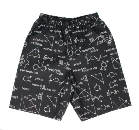 Boy's Black Geometry Shorts# BS-G24