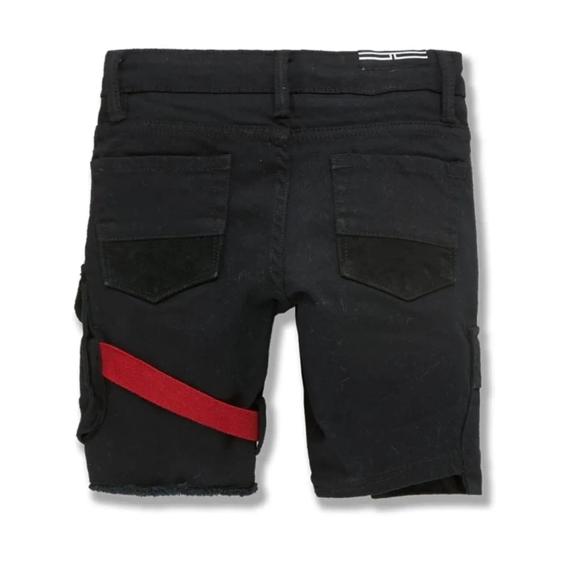 Boys Travis Cargo Shorts (Black) 4399B