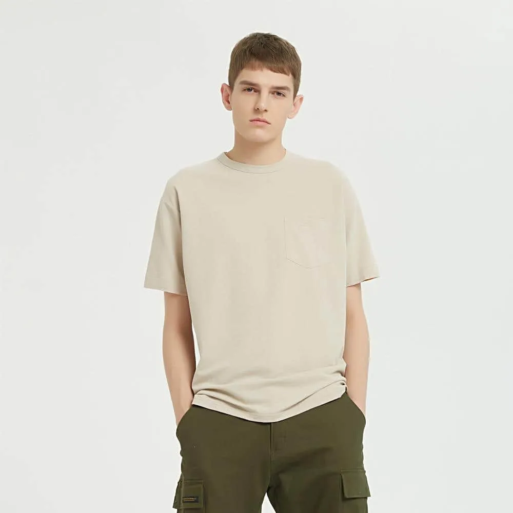 Boysnextdoor Wide Pocket Tee Beige