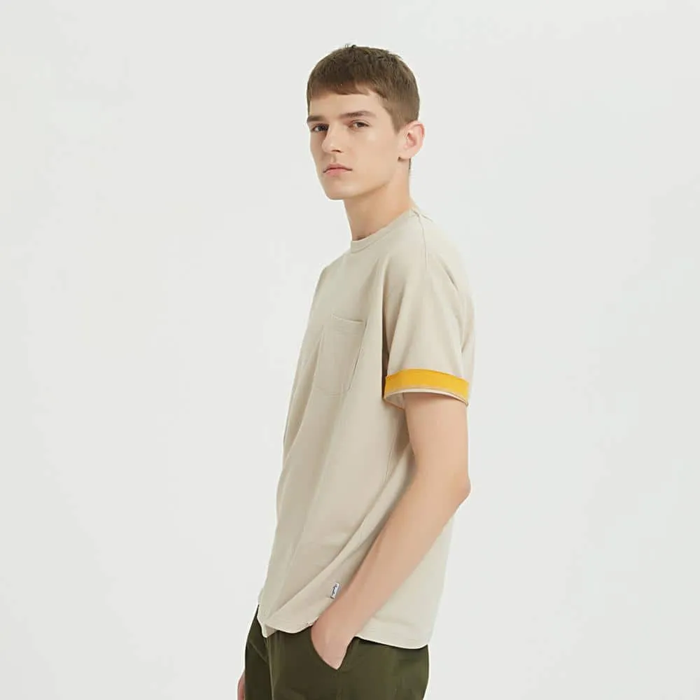 Boysnextdoor Wide Pocket Tee Beige