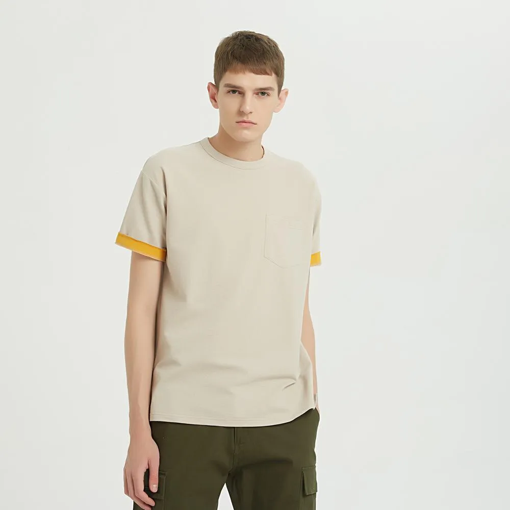 Boysnextdoor Wide Pocket Tee Beige