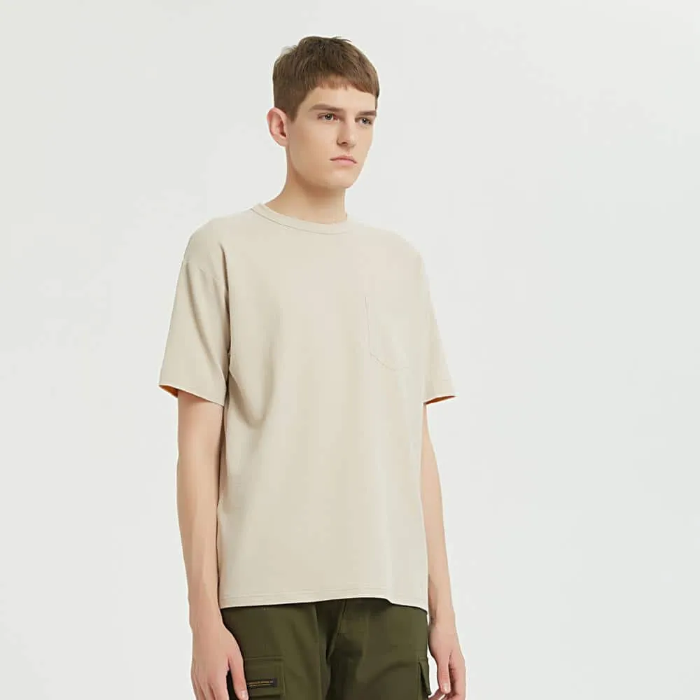 Boysnextdoor Wide Pocket Tee Beige