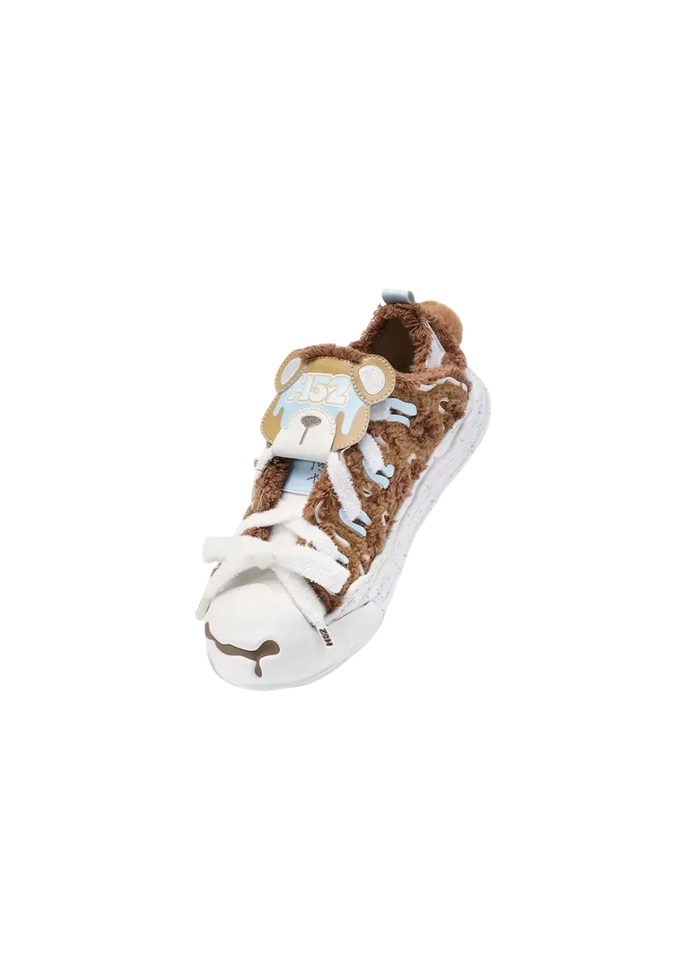 Canvas Cream Shoes - Teddy Bear