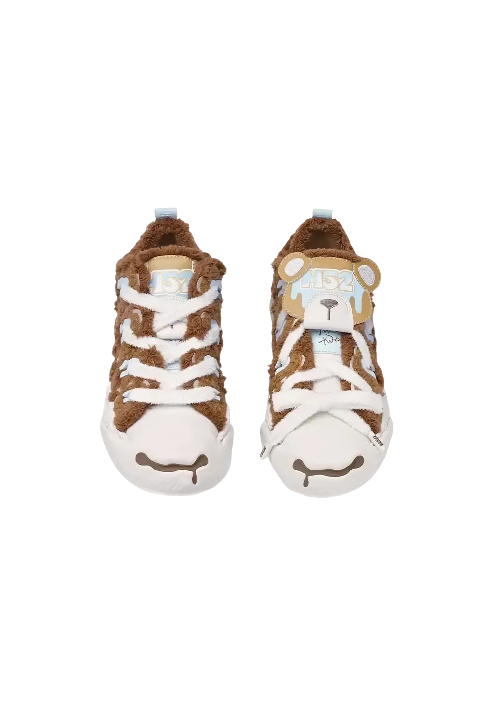 Canvas Cream Shoes - Teddy Bear