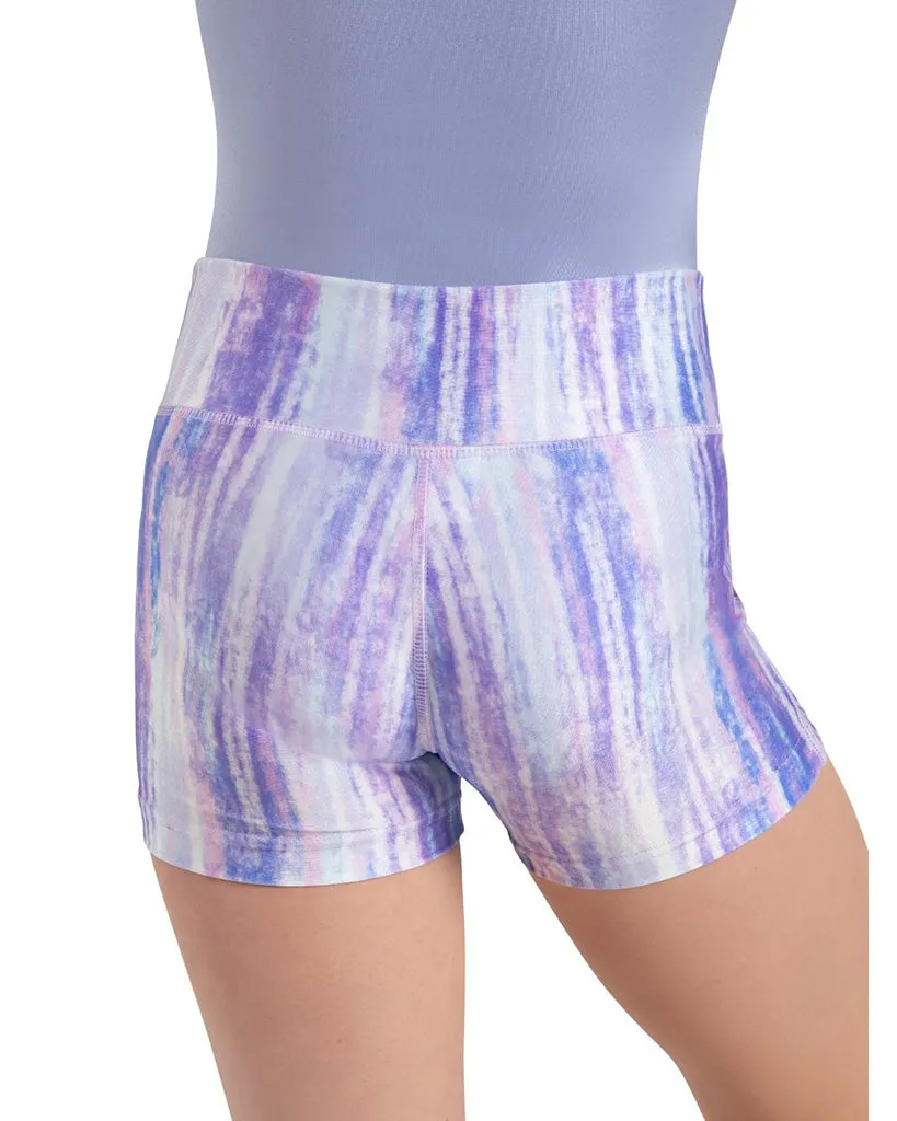 Capezio Mermaid Magic Pearl Gymnastic Shorts - 12116C - Girls