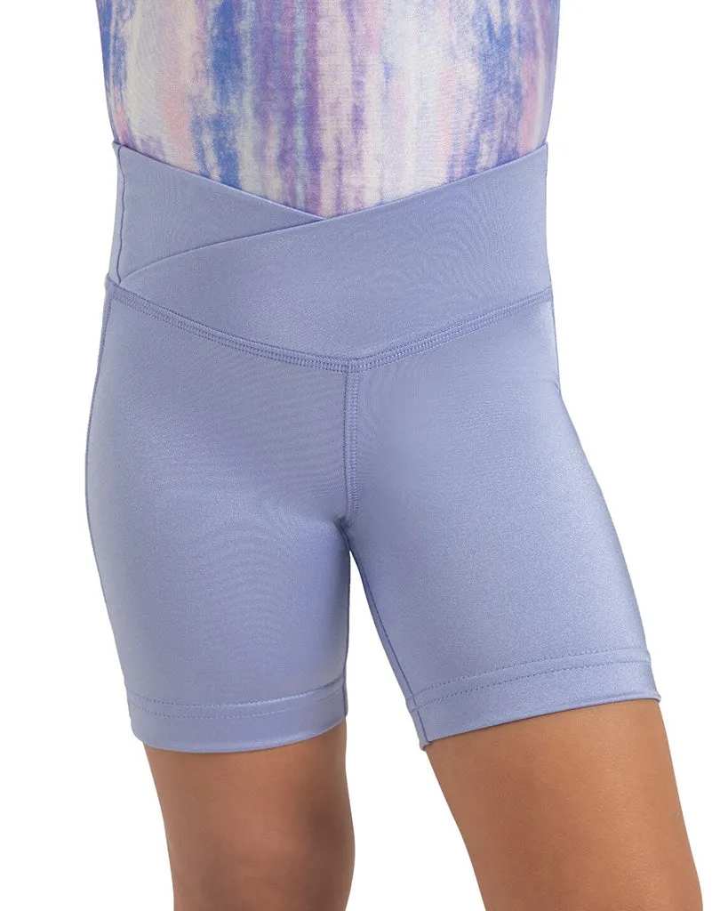 Capezio Mermaid Magic Pearl Gymnastic Shorts - 12116C - Girls