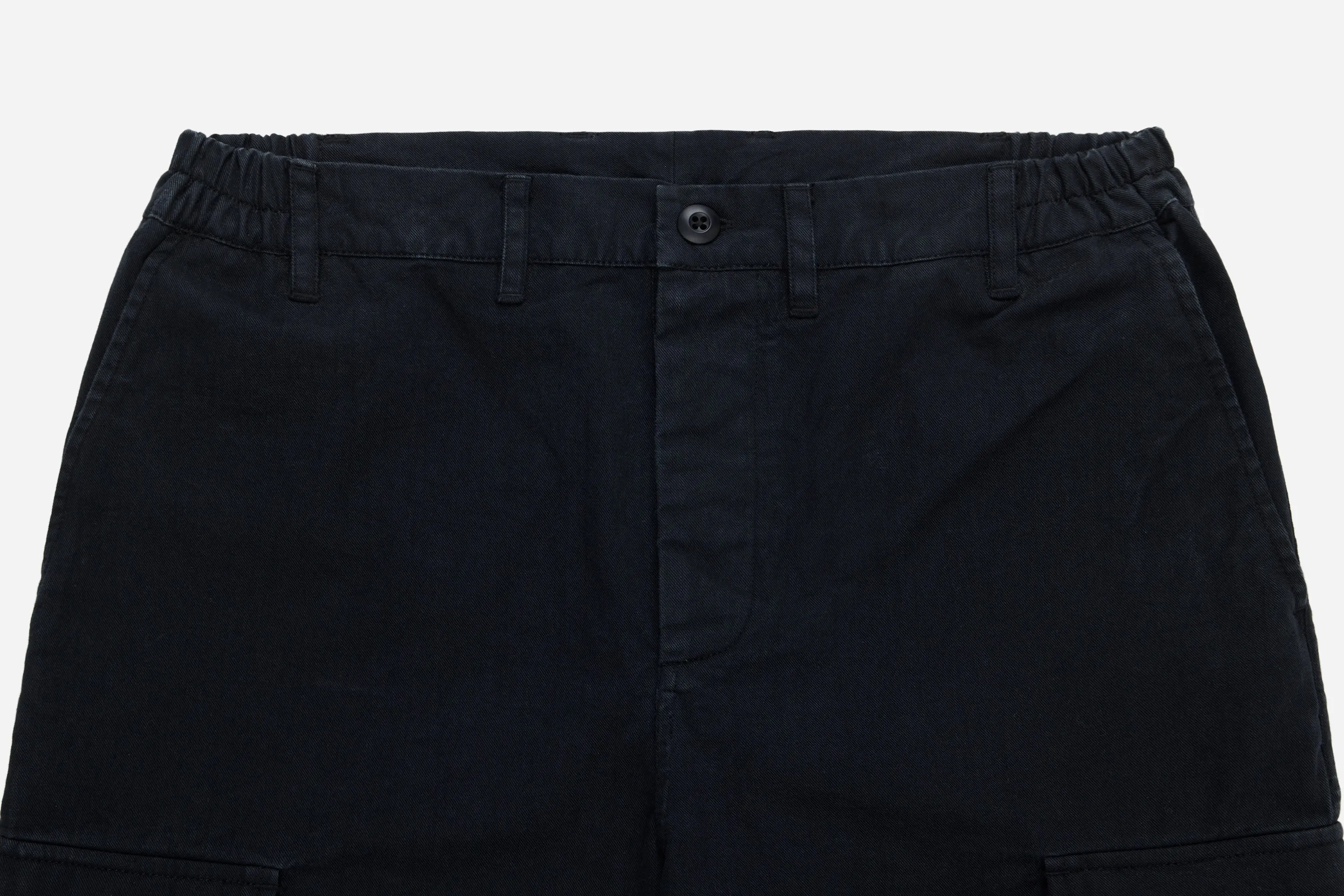 Cargo Pant ~ Black Washed Twill