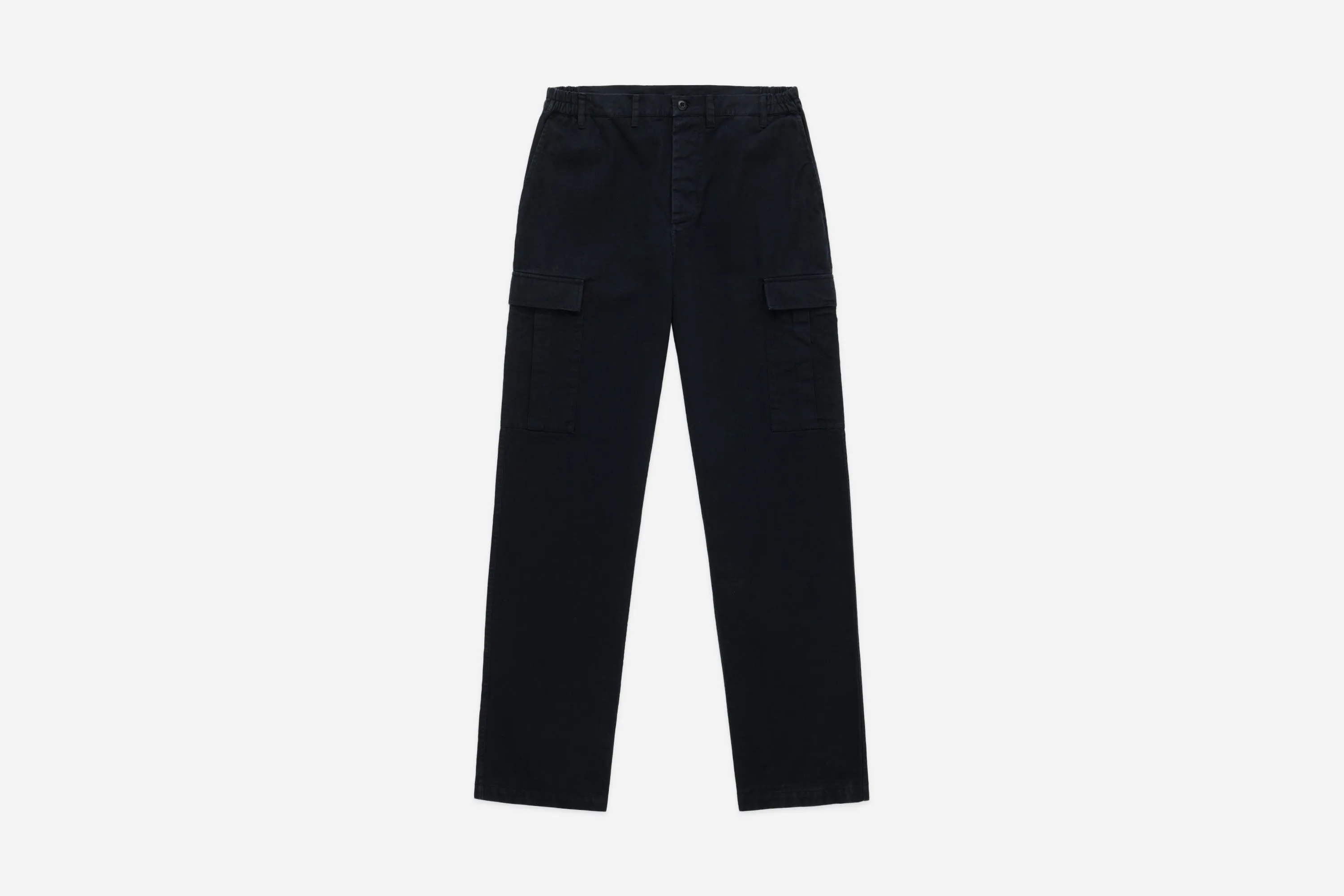 Cargo Pant ~ Black Washed Twill