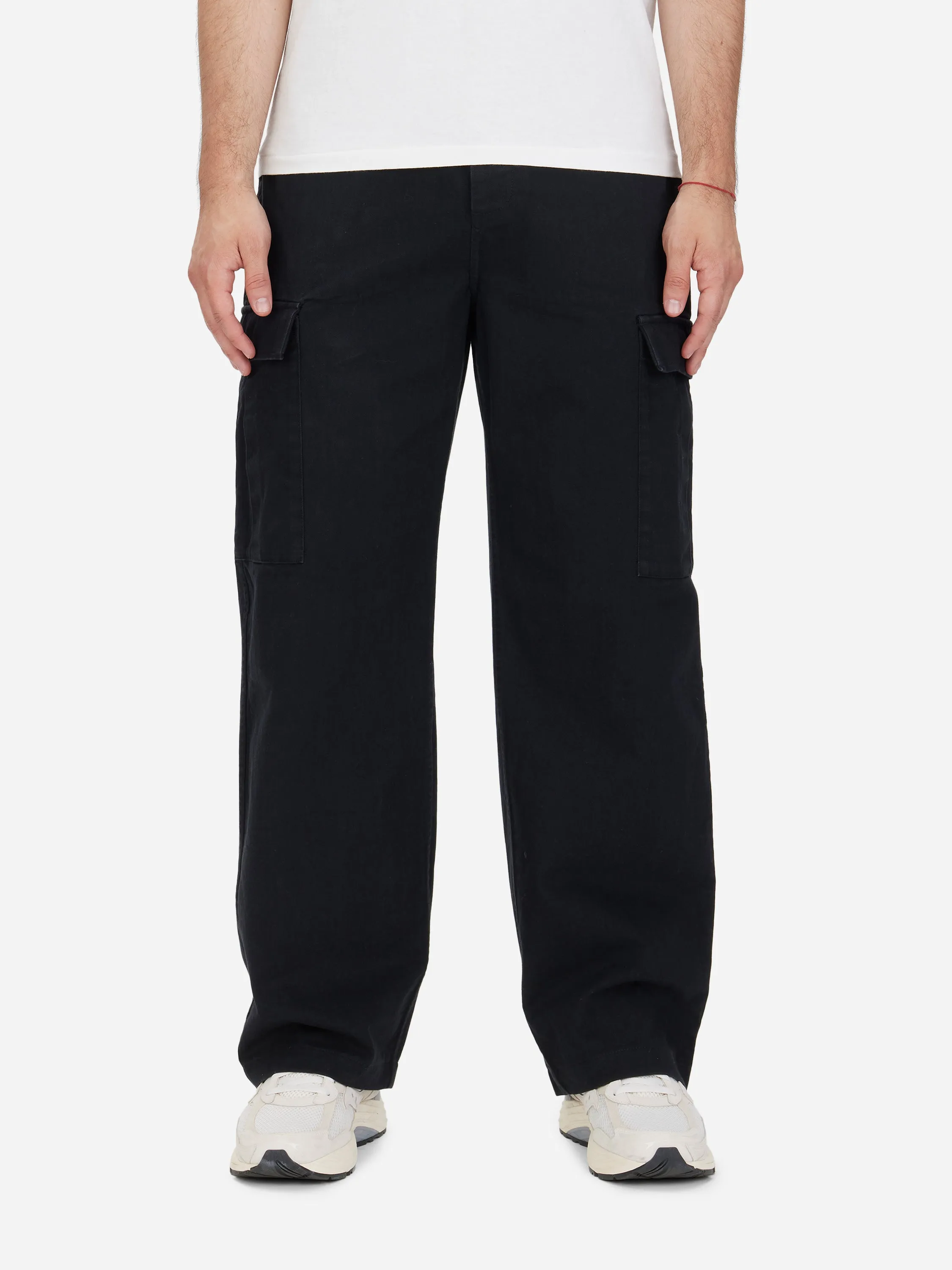 Cargo Pant ~ Black Washed Twill