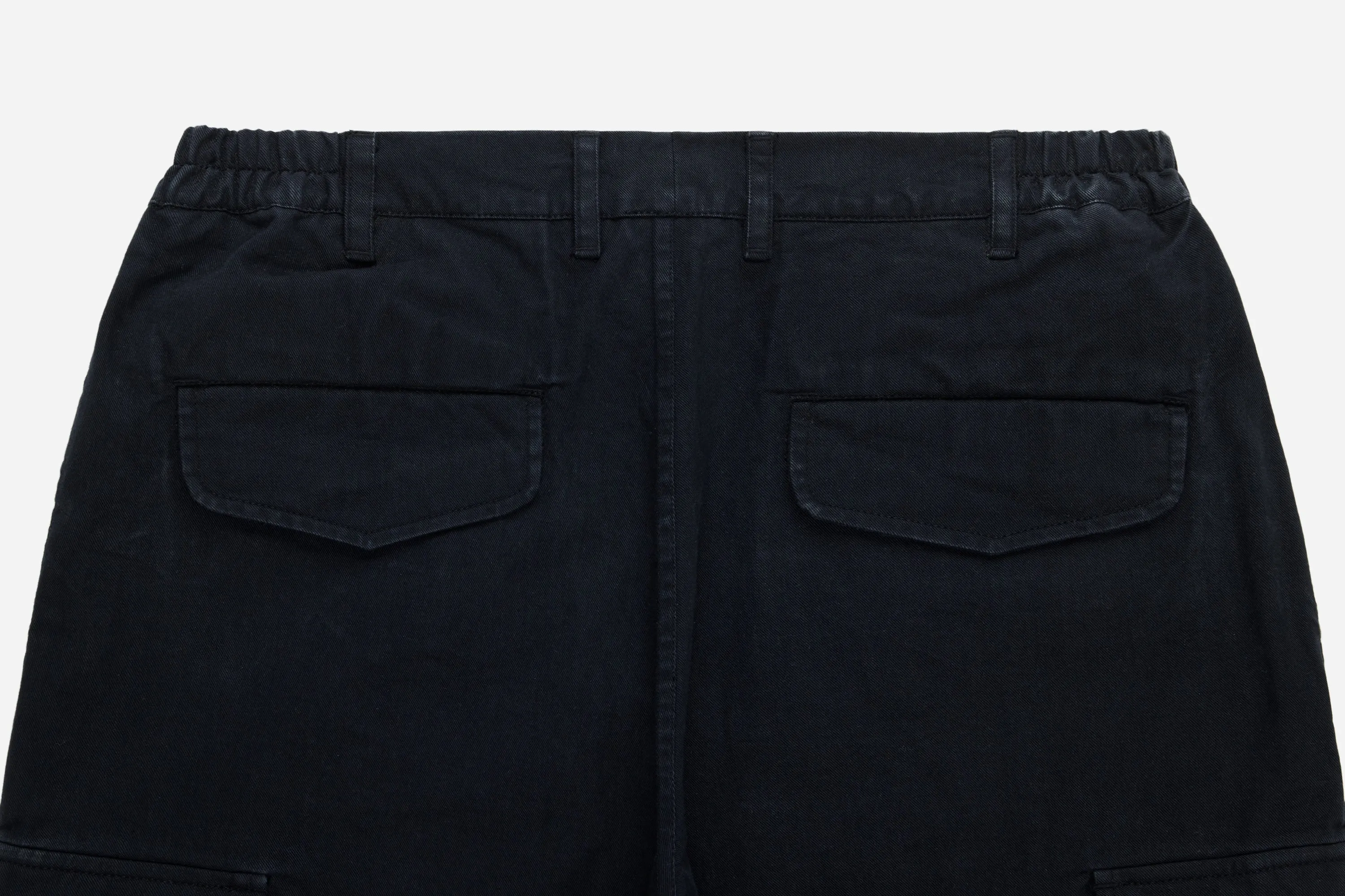 Cargo Pant ~ Black Washed Twill