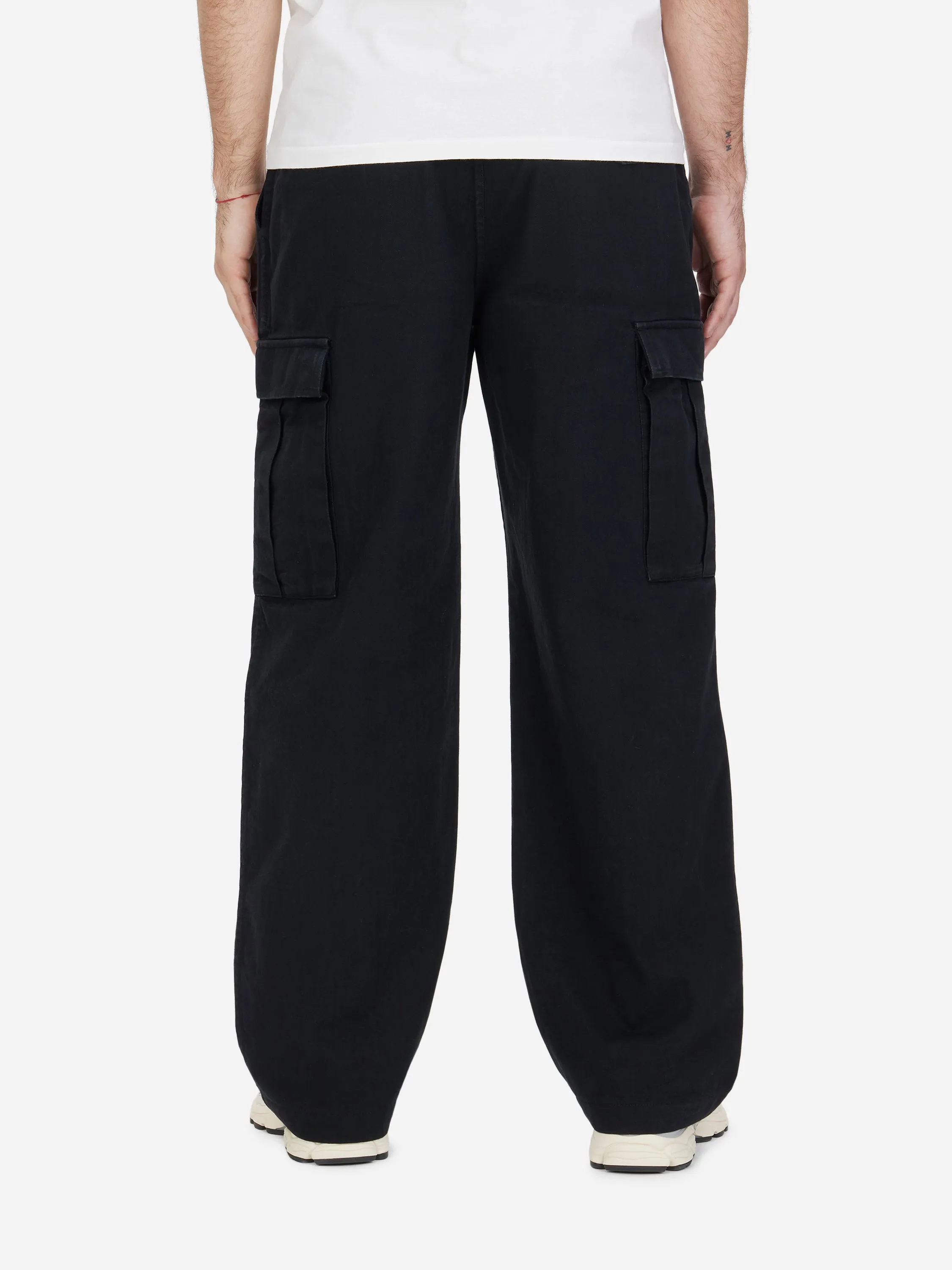 Cargo Pant ~ Black Washed Twill