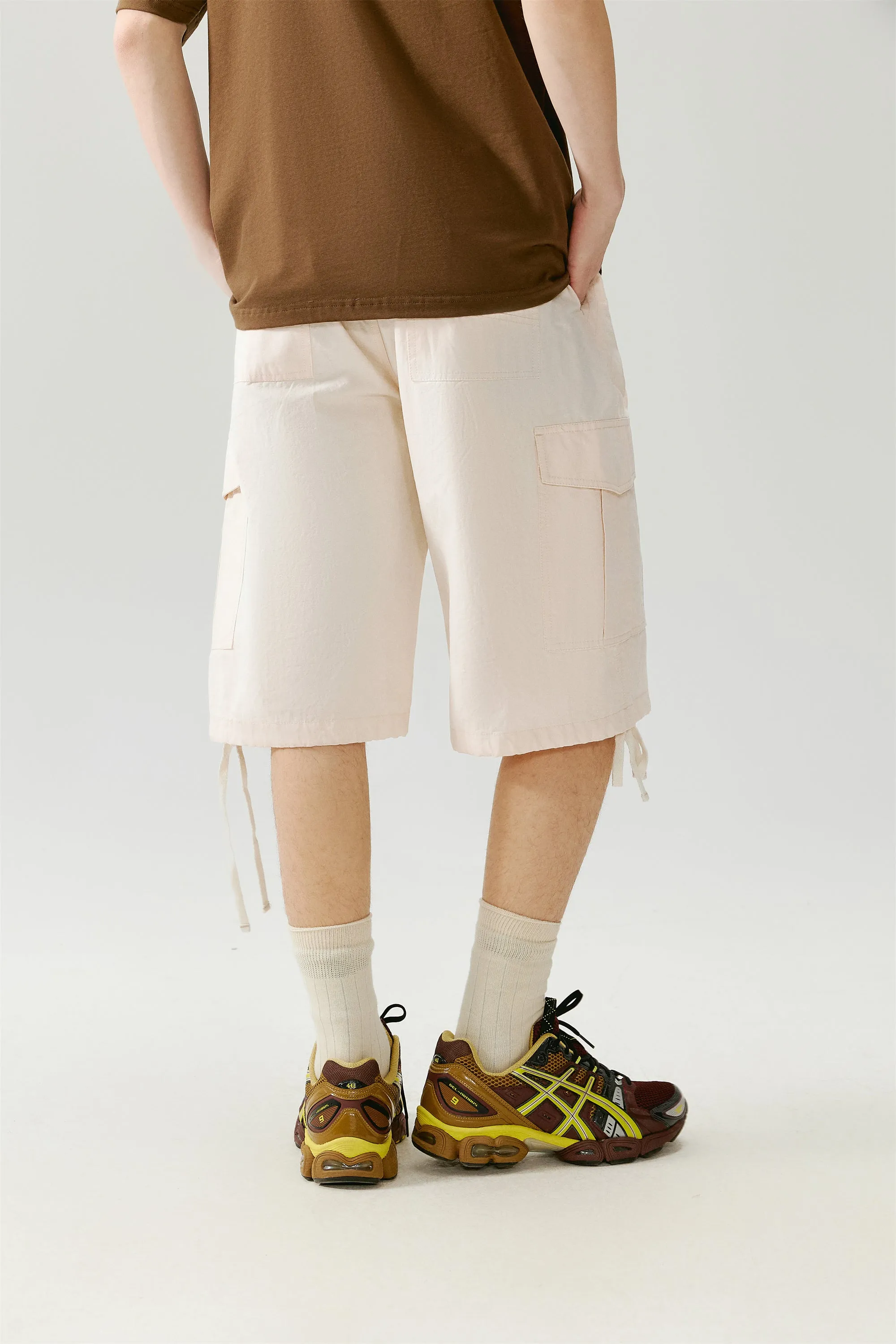 Cargo Pocket Webbing Shorts