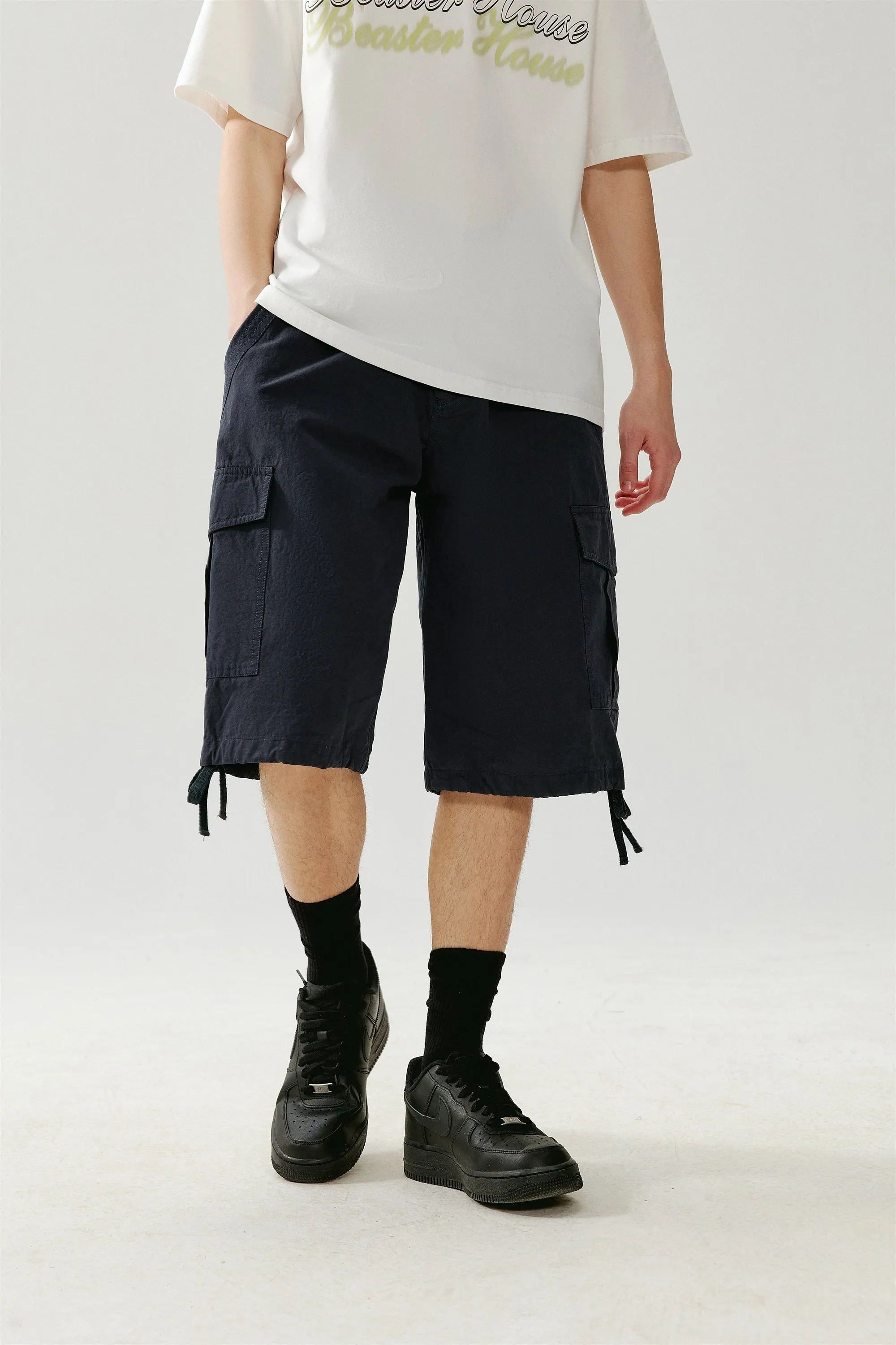 Cargo Pocket Webbing Shorts