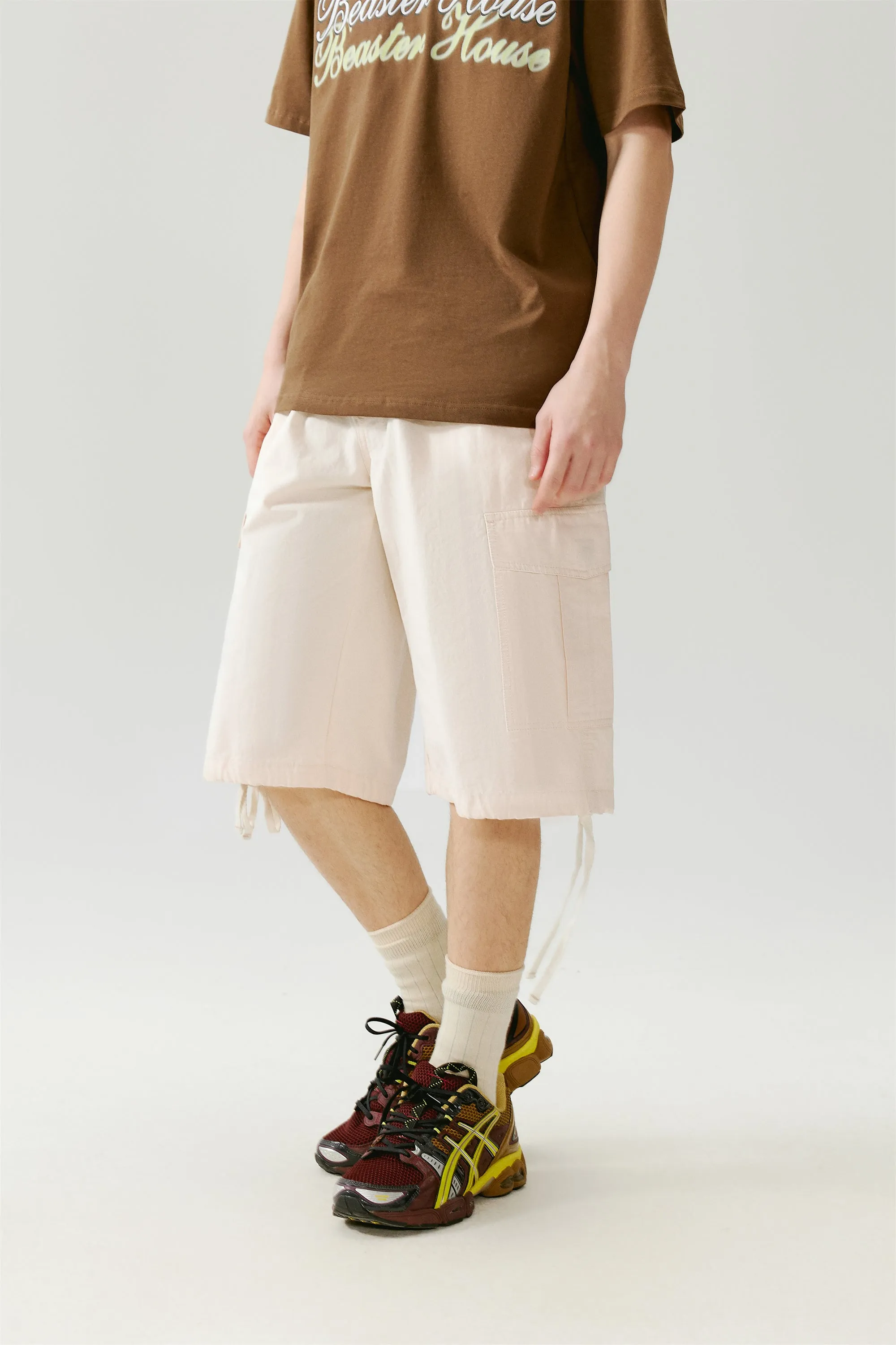 Cargo Pocket Webbing Shorts