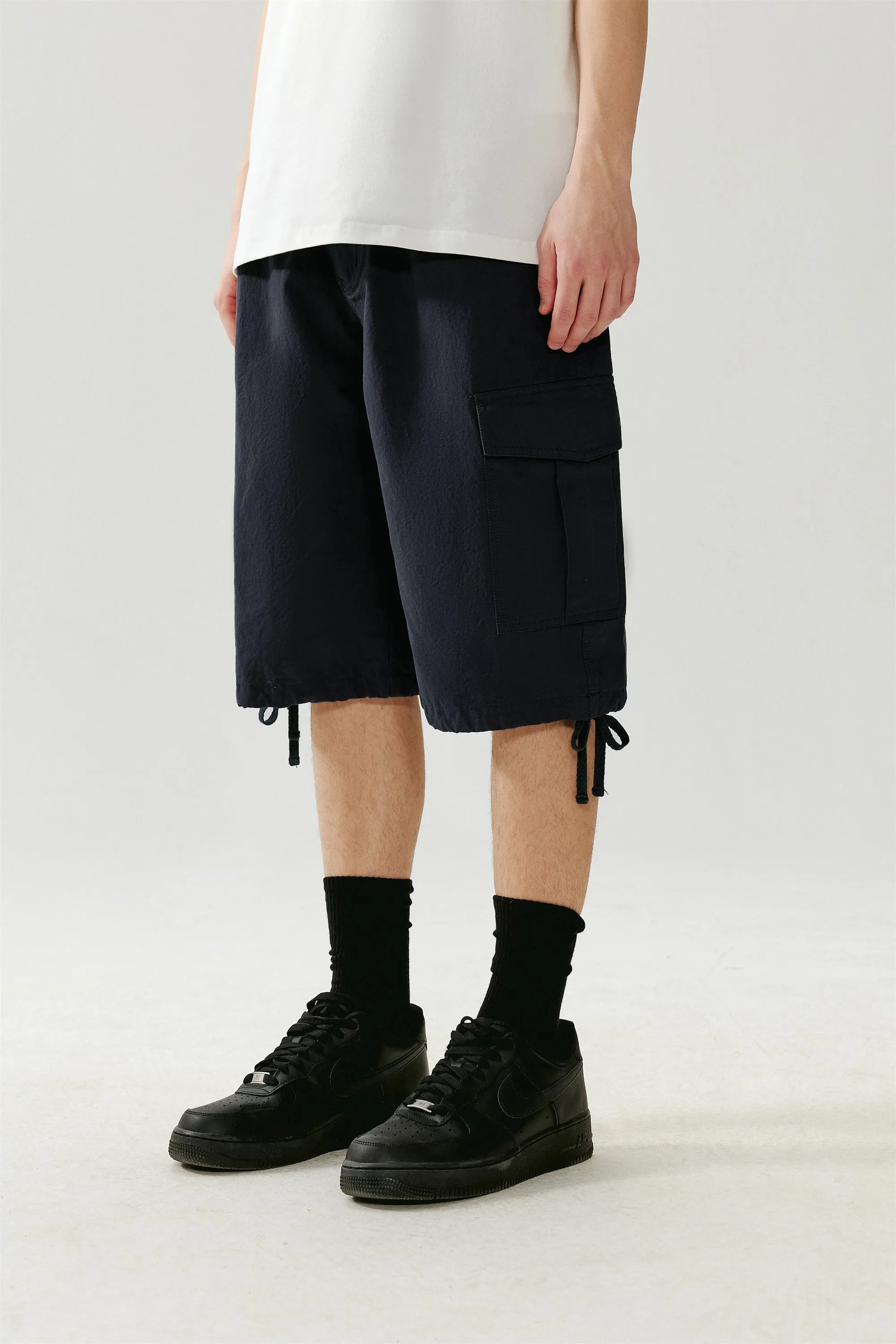 Cargo Pocket Webbing Shorts