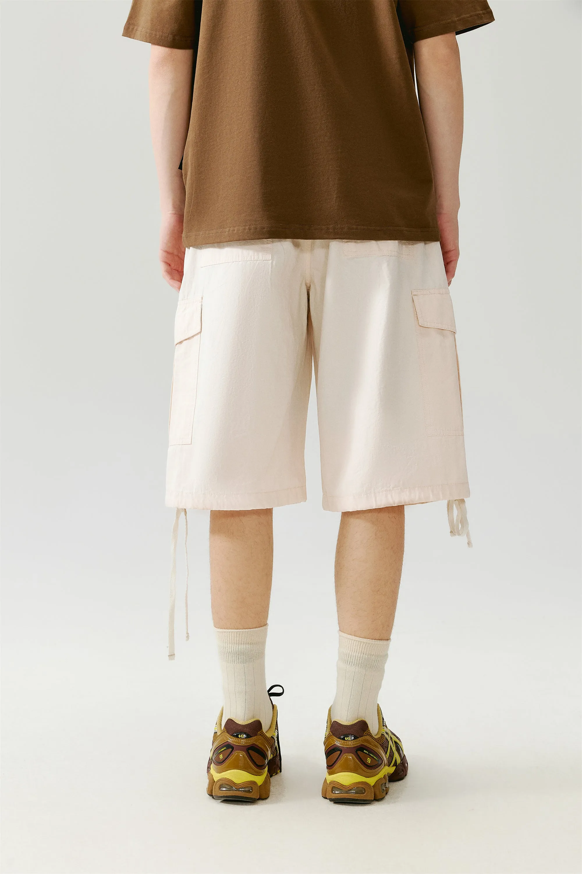 Cargo Pocket Webbing Shorts