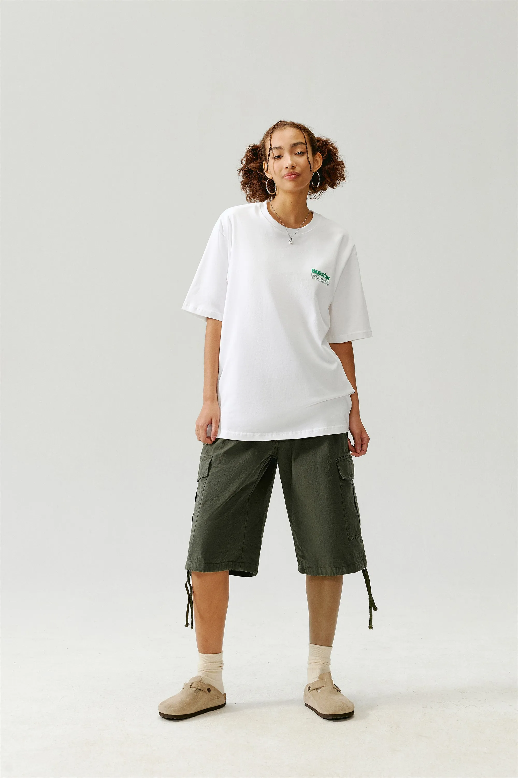 Cargo Pocket Webbing Shorts