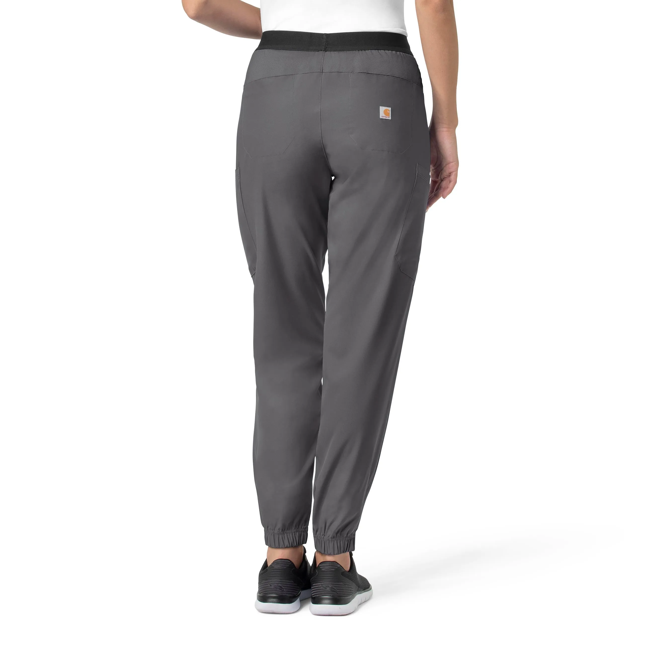 Carhartt Force Liberty Women's Comfort Cargo Jogger Scrub Pant - Pewter