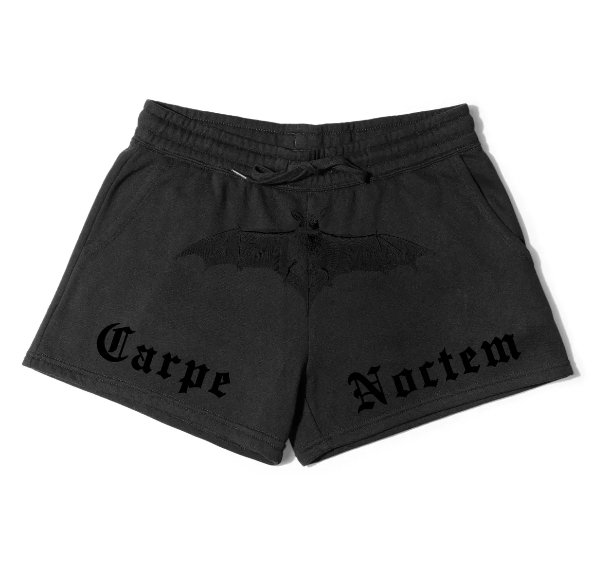 Carpe Noctem - Black On Black Women's Shorts