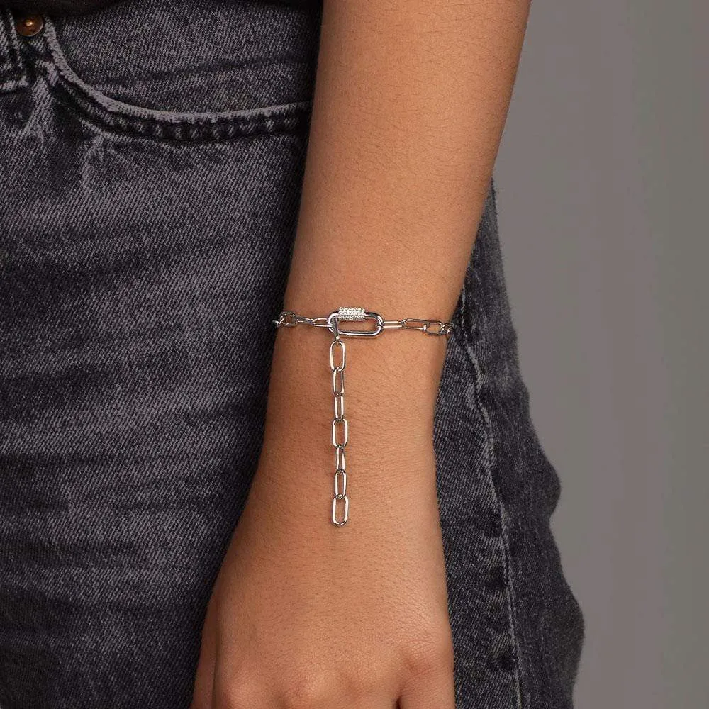 Chain Bracelet - White Silver