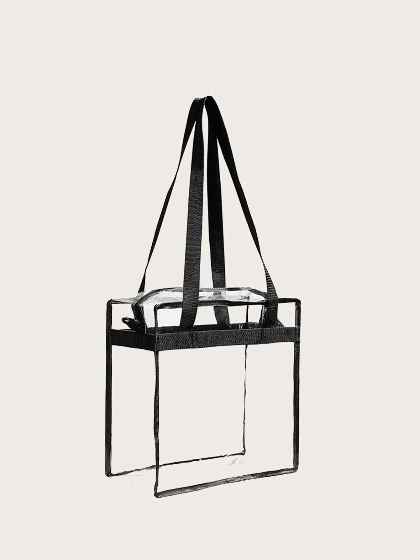 Clear Shoulder Tote Bag