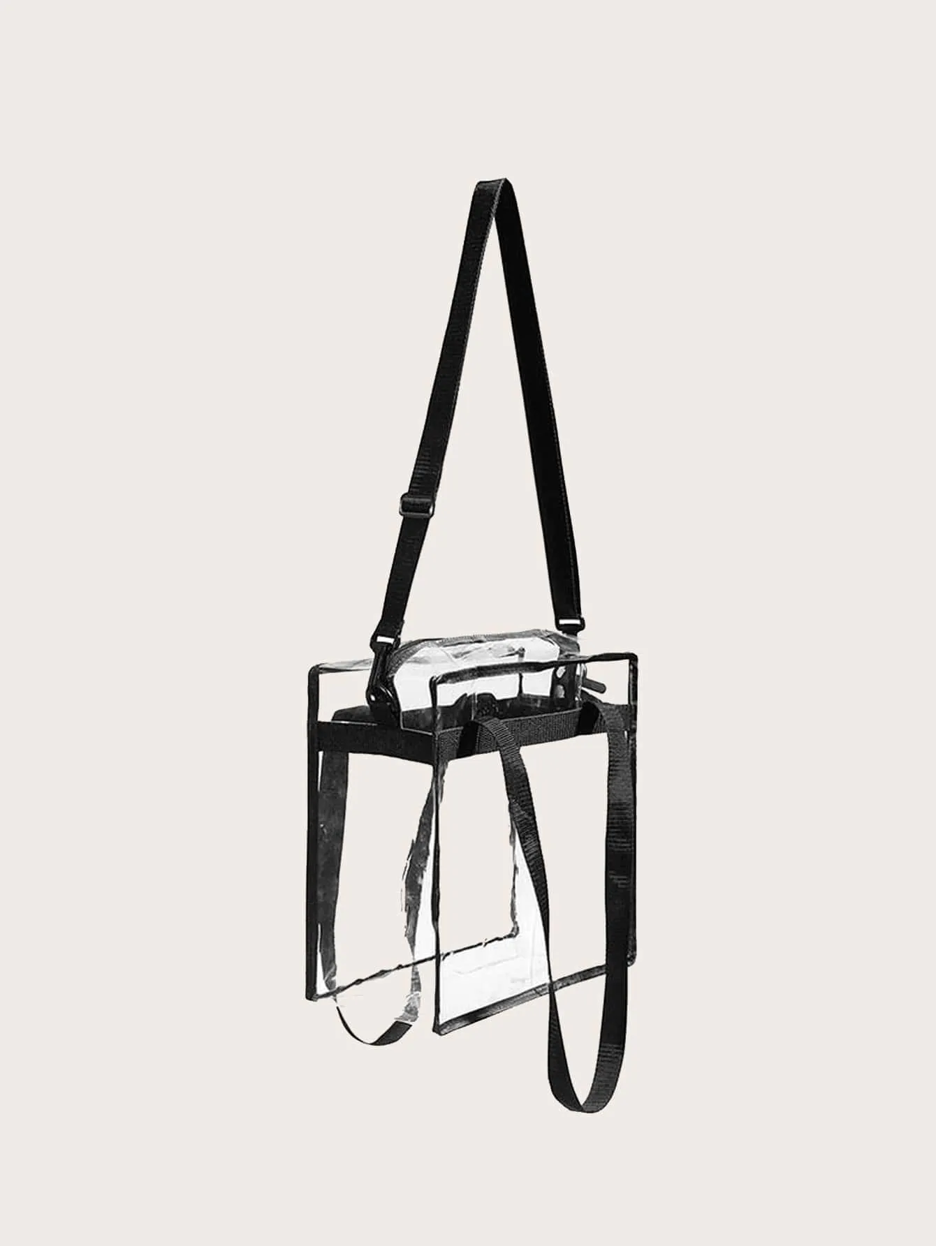 Clear Shoulder Tote Bag