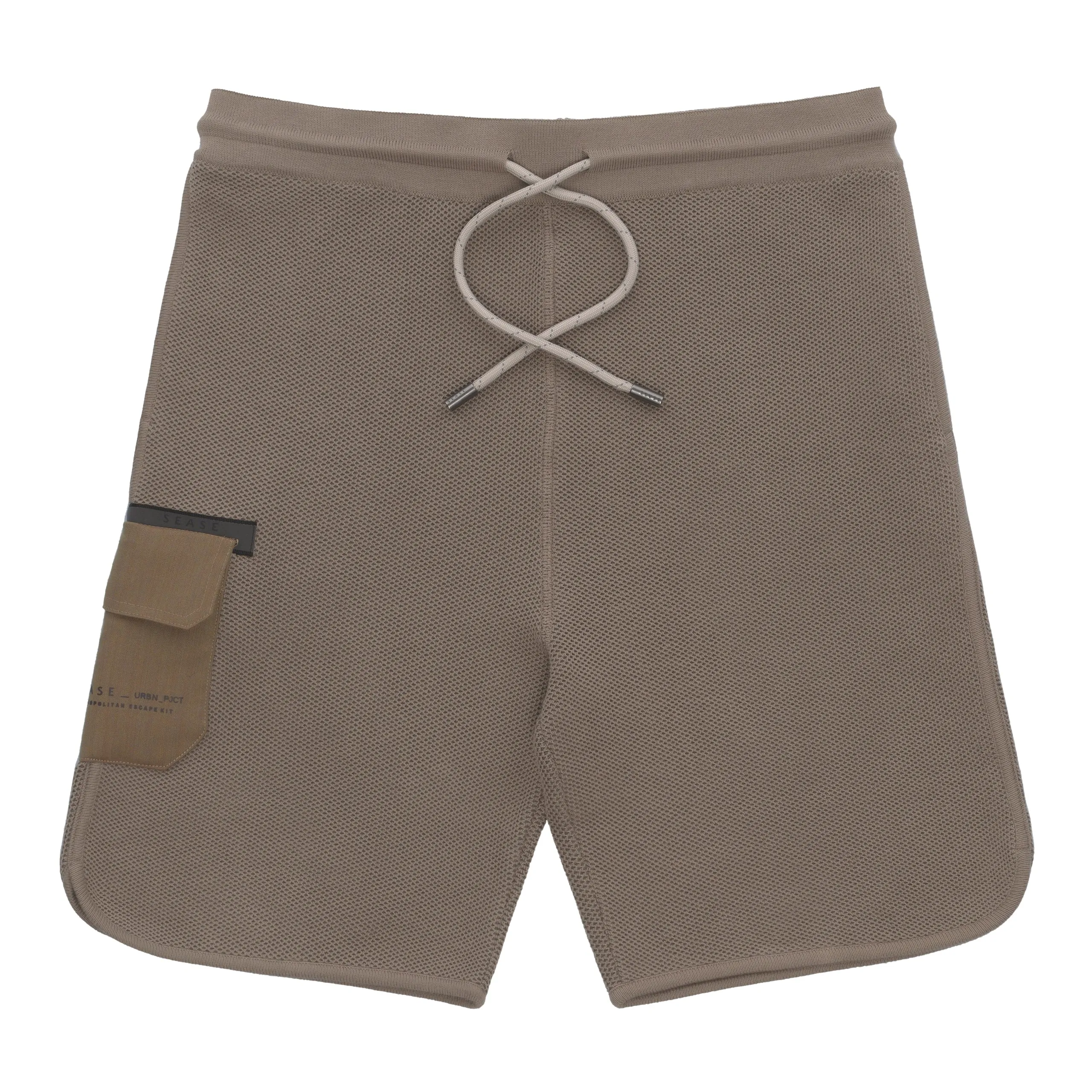 Cotton-Blend Sport Shorts in Sand