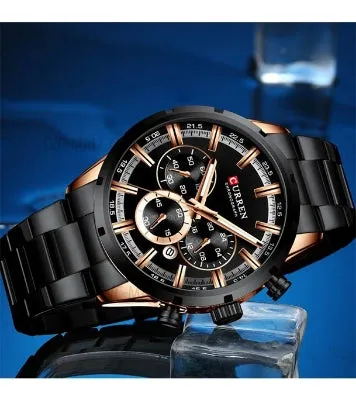 CURREN Multi-function Men Quartz Watch Stainless | M8355