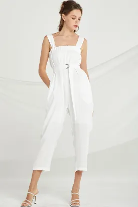 Dakota Smocked Wide Leg Jumpsuit