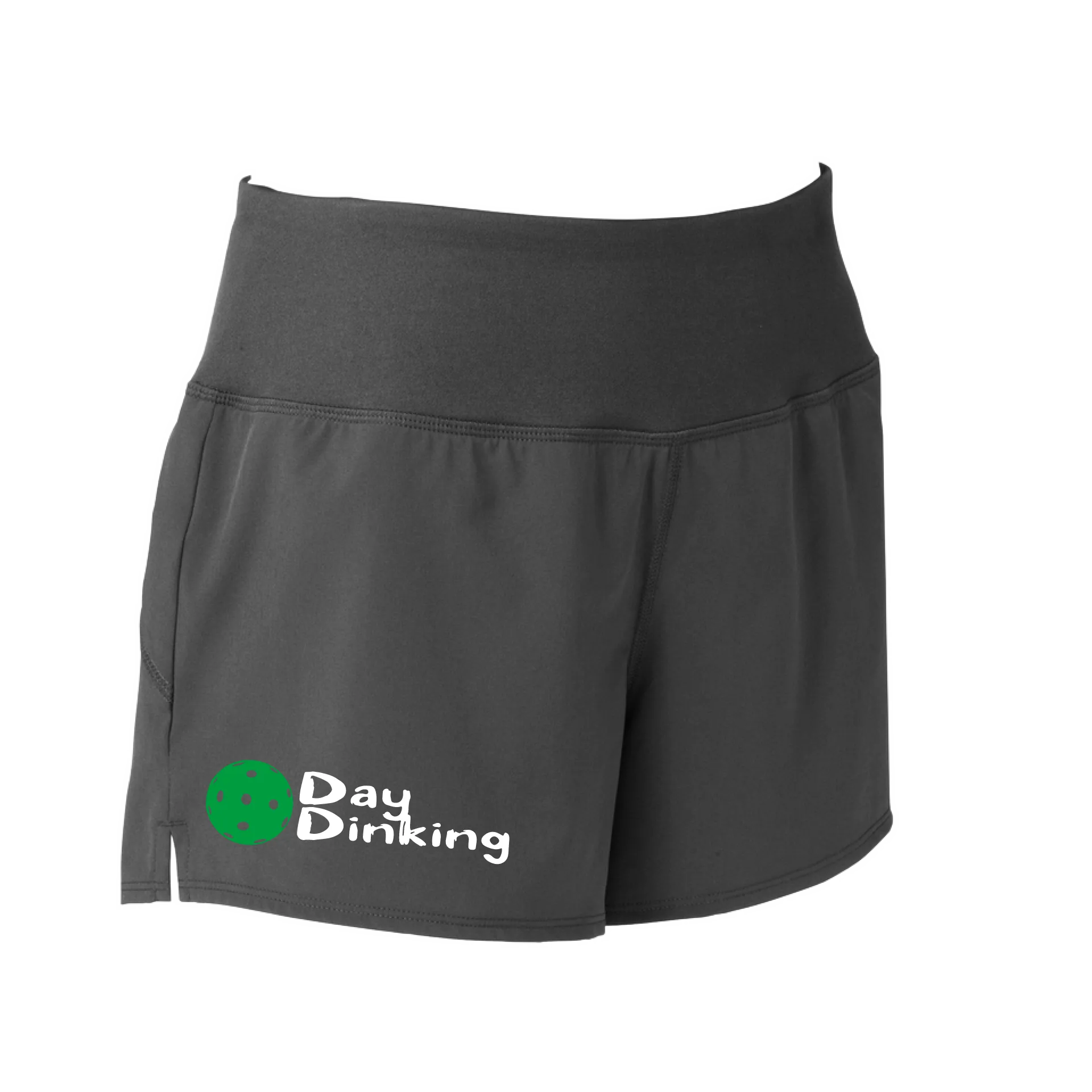 Day Dinking (Pickleball Colors Cyan Green Orange Pink Stars) | Women's Pickleball Shorts