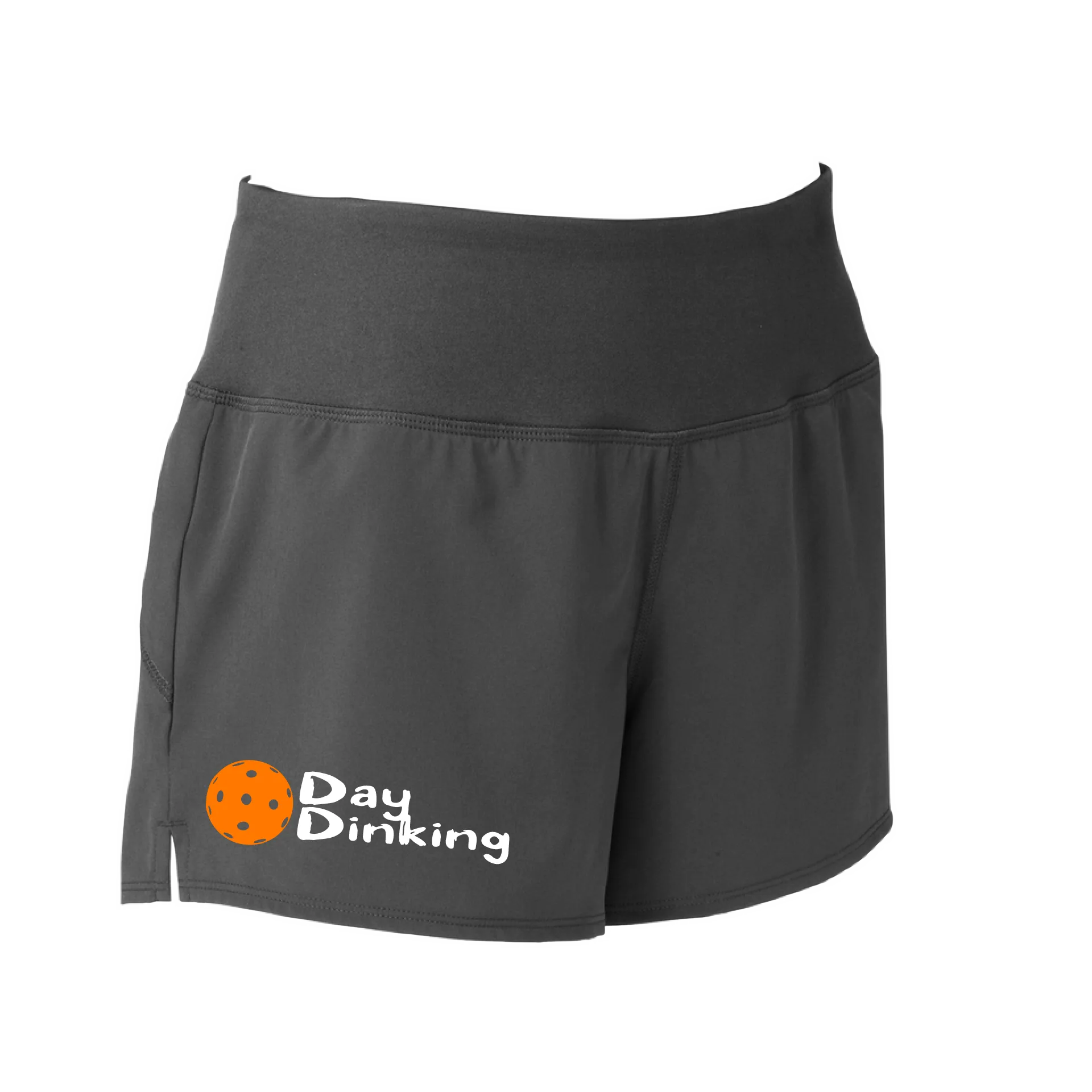 Day Dinking (Pickleball Colors Cyan Green Orange Pink Stars) | Women's Pickleball Shorts