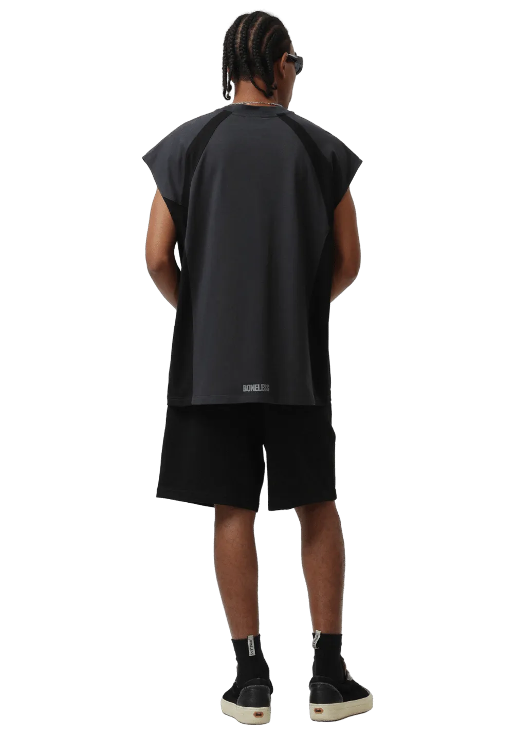 Deconstructed Panel Sports Tank Top