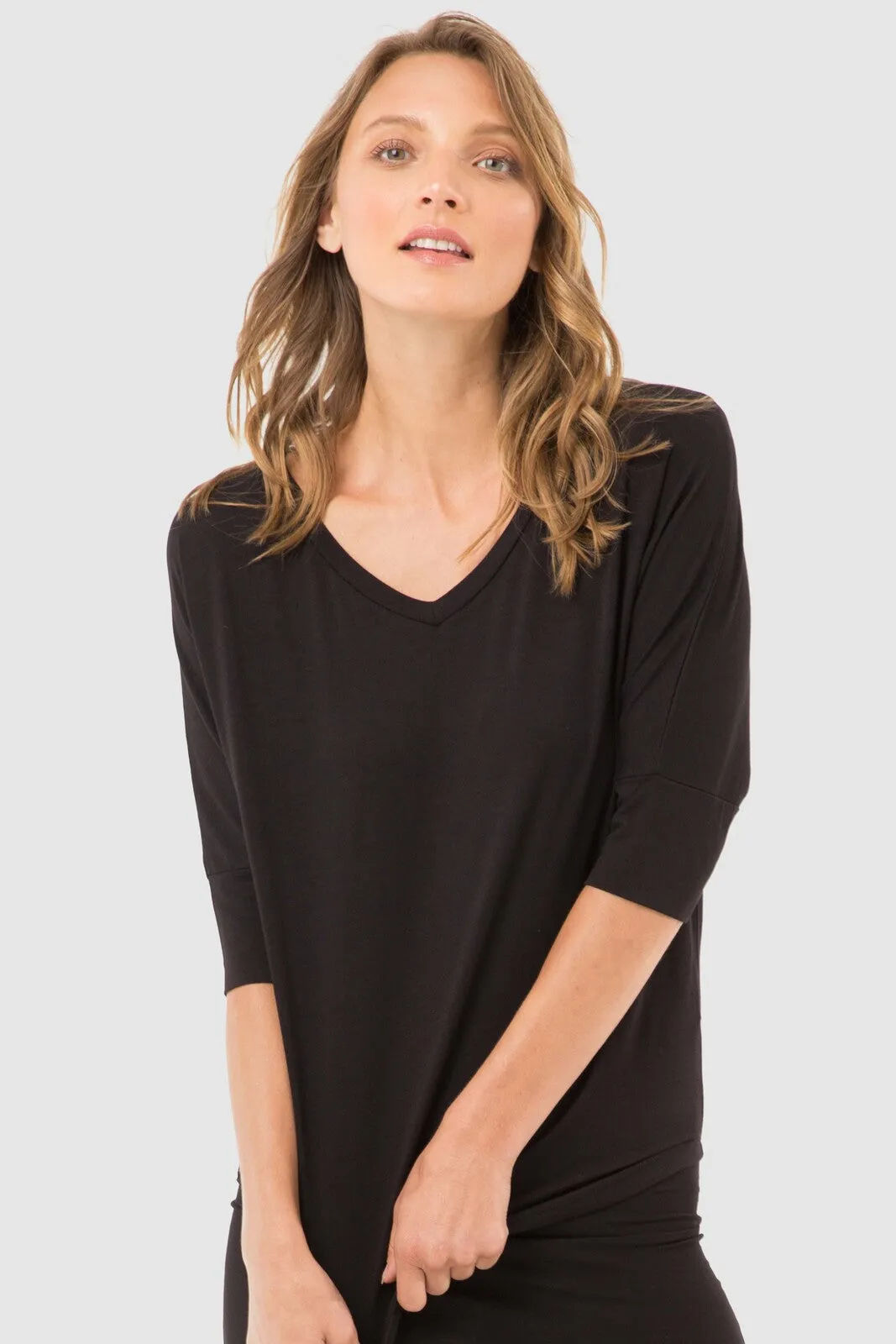 Dolman Sleeve Top - Black