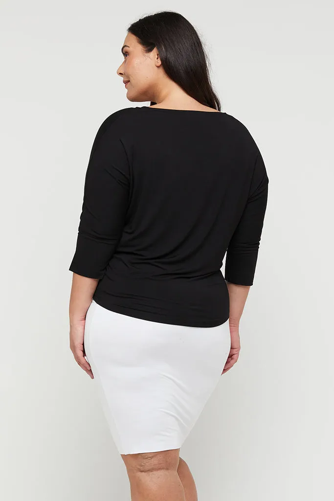 Dolman Sleeve Top - Black